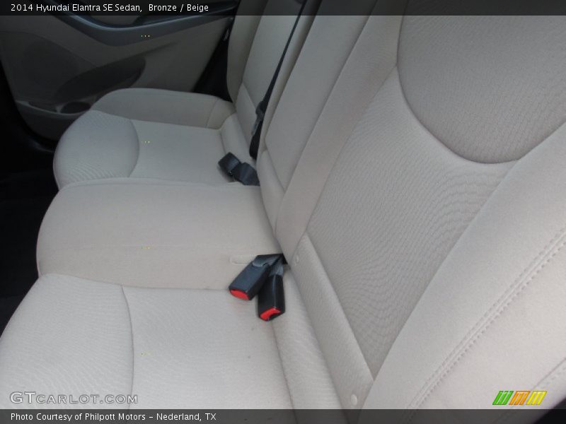 Bronze / Beige 2014 Hyundai Elantra SE Sedan