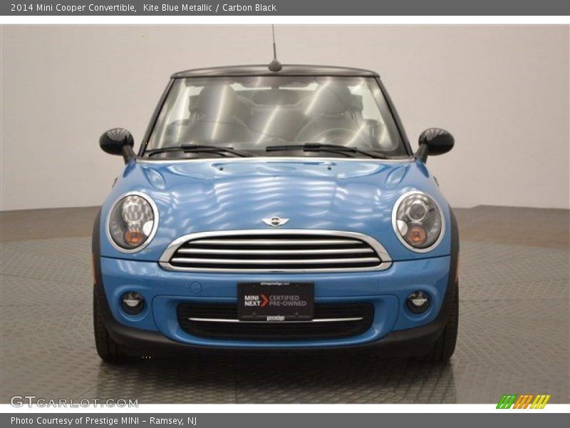 Kite Blue Metallic / Carbon Black 2014 Mini Cooper Convertible