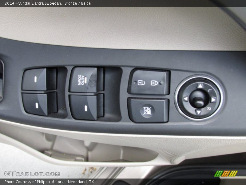Bronze / Beige 2014 Hyundai Elantra SE Sedan