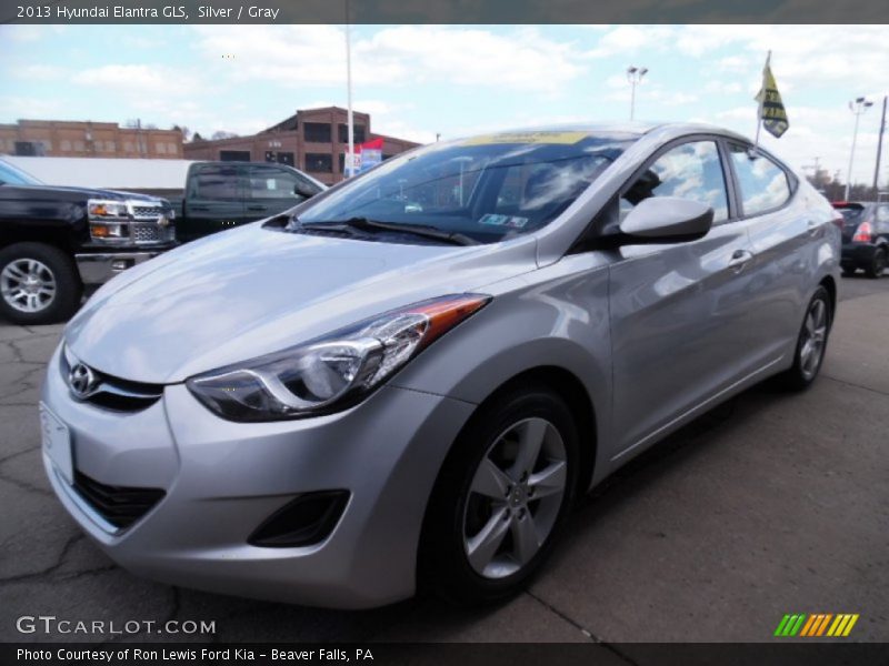 Silver / Gray 2013 Hyundai Elantra GLS