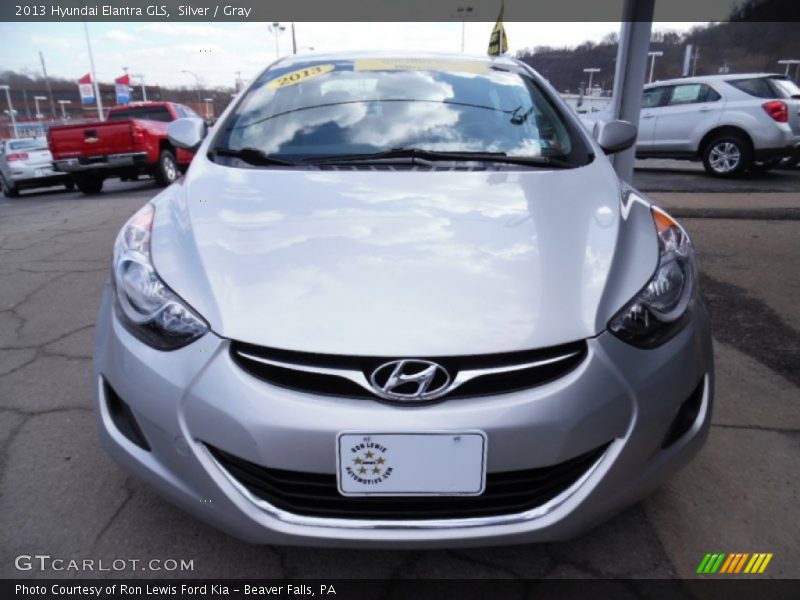 Silver / Gray 2013 Hyundai Elantra GLS