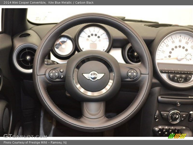 Kite Blue Metallic / Carbon Black 2014 Mini Cooper Convertible