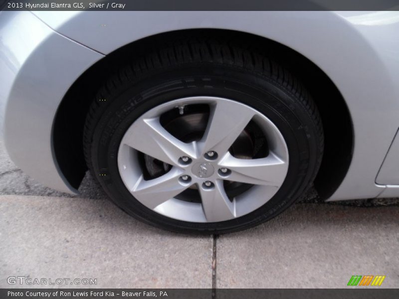 Silver / Gray 2013 Hyundai Elantra GLS