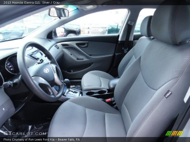 Silver / Gray 2013 Hyundai Elantra GLS