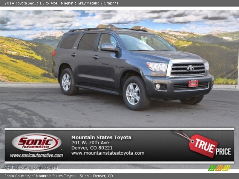 Magnetic Gray Metallic / Graphite 2014 Toyota Sequoia SR5 4x4