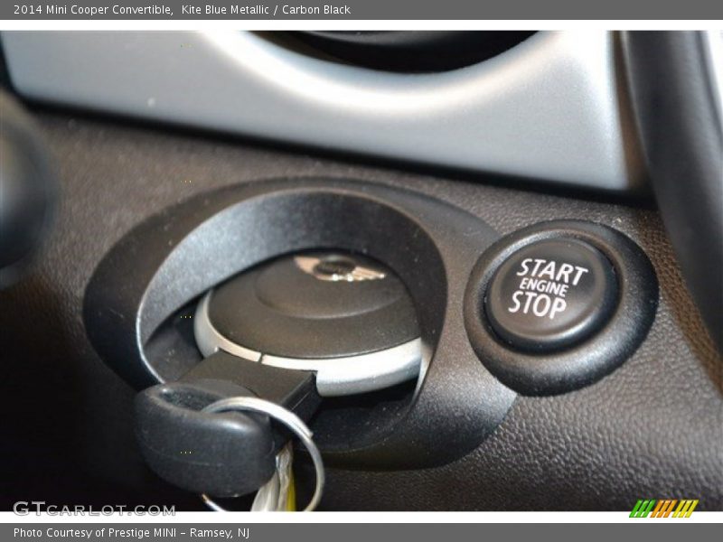 Kite Blue Metallic / Carbon Black 2014 Mini Cooper Convertible