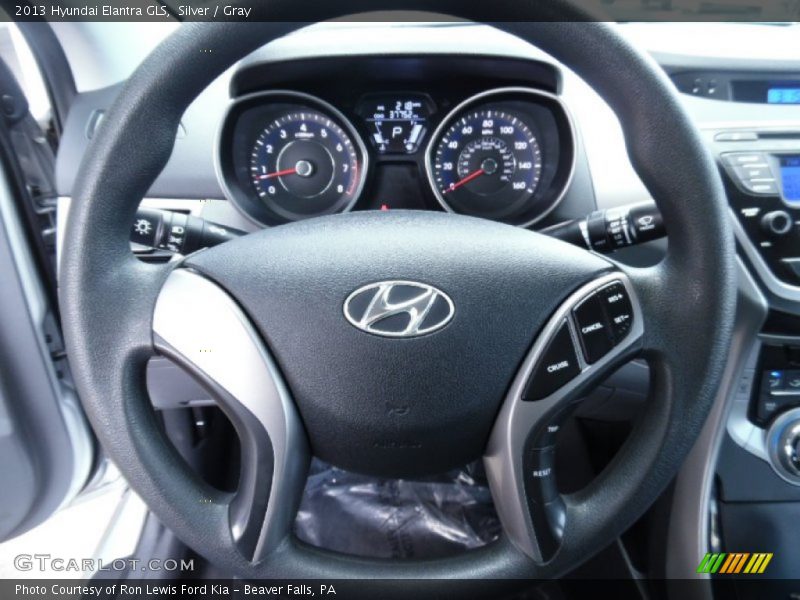 Silver / Gray 2013 Hyundai Elantra GLS
