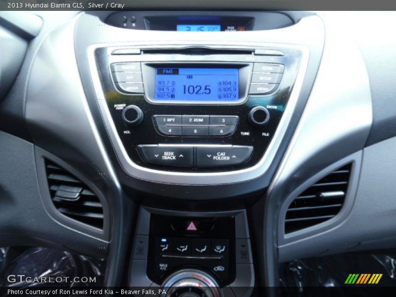 Silver / Gray 2013 Hyundai Elantra GLS
