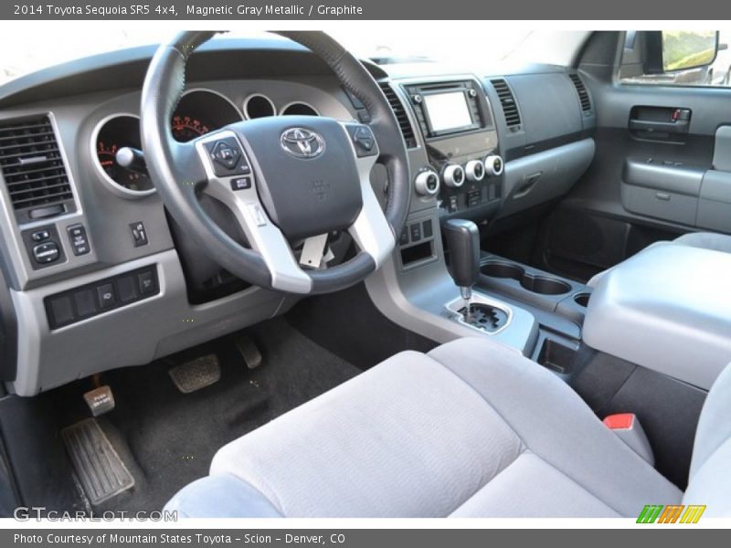Graphite Interior - 2014 Sequoia SR5 4x4 