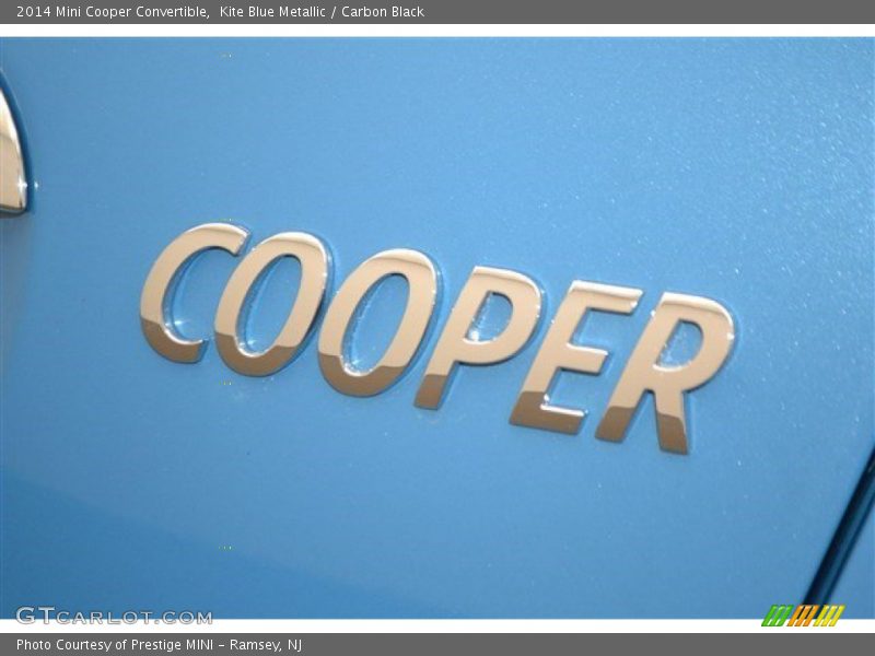 Kite Blue Metallic / Carbon Black 2014 Mini Cooper Convertible