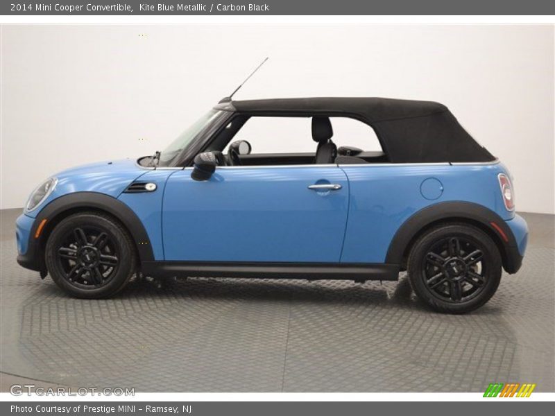 Kite Blue Metallic / Carbon Black 2014 Mini Cooper Convertible