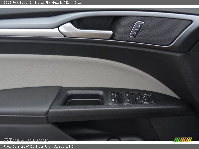 Bronze Fire Metallic / Earth Gray 2015 Ford Fusion S