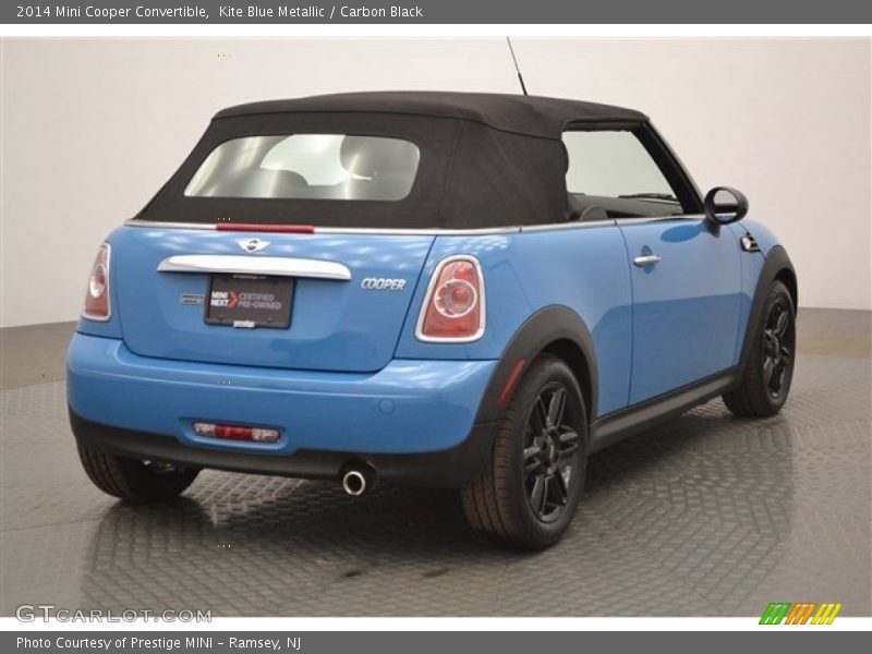 Kite Blue Metallic / Carbon Black 2014 Mini Cooper Convertible