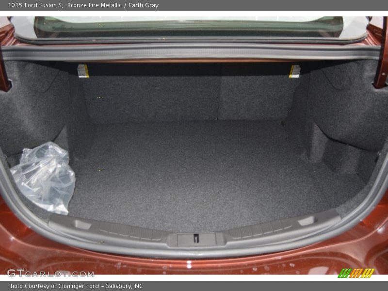 Bronze Fire Metallic / Earth Gray 2015 Ford Fusion S