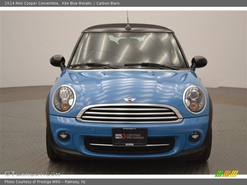 Kite Blue Metallic / Carbon Black 2014 Mini Cooper Convertible