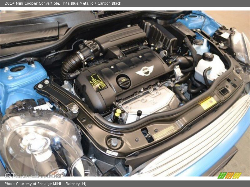 Kite Blue Metallic / Carbon Black 2014 Mini Cooper Convertible