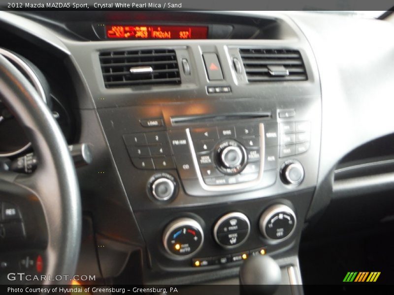 Crystal White Pearl Mica / Sand 2012 Mazda MAZDA5 Sport