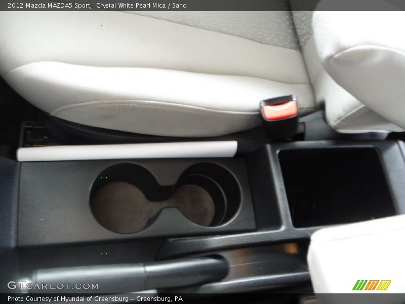 Crystal White Pearl Mica / Sand 2012 Mazda MAZDA5 Sport