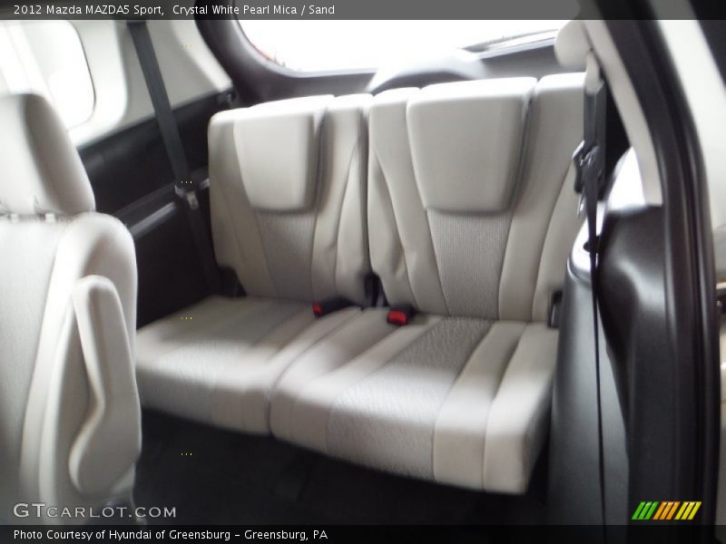 Crystal White Pearl Mica / Sand 2012 Mazda MAZDA5 Sport