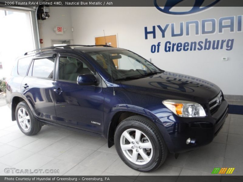 Nautical Blue Metallic / Ash 2006 Toyota RAV4 Limited 4WD