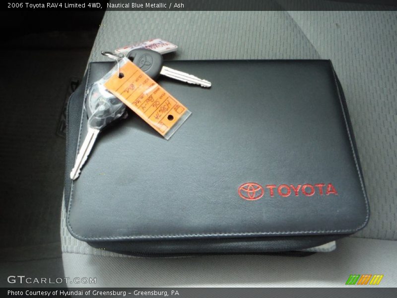 Nautical Blue Metallic / Ash 2006 Toyota RAV4 Limited 4WD
