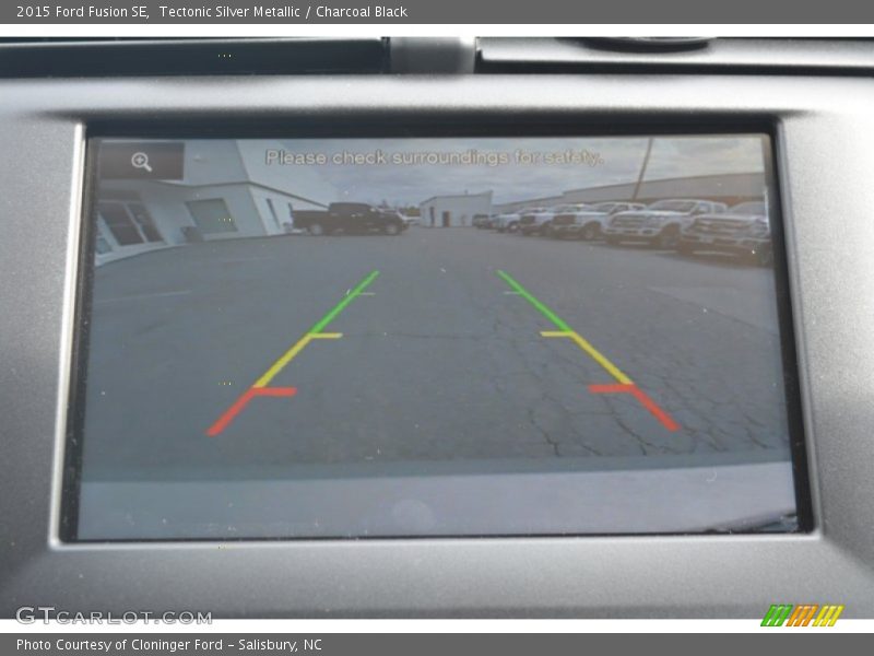 Tectonic Silver Metallic / Charcoal Black 2015 Ford Fusion SE
