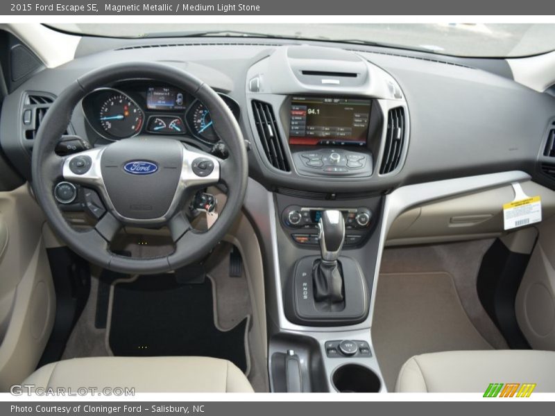 Magnetic Metallic / Medium Light Stone 2015 Ford Escape SE