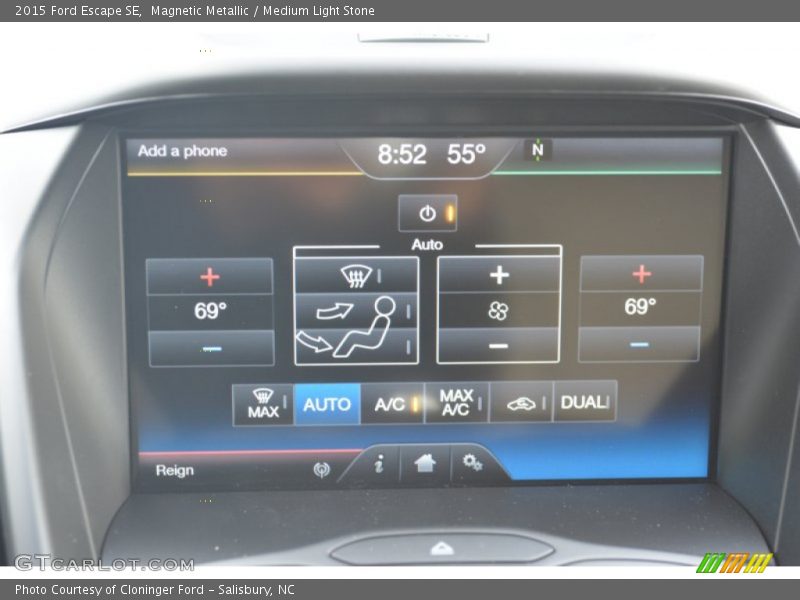 Magnetic Metallic / Medium Light Stone 2015 Ford Escape SE