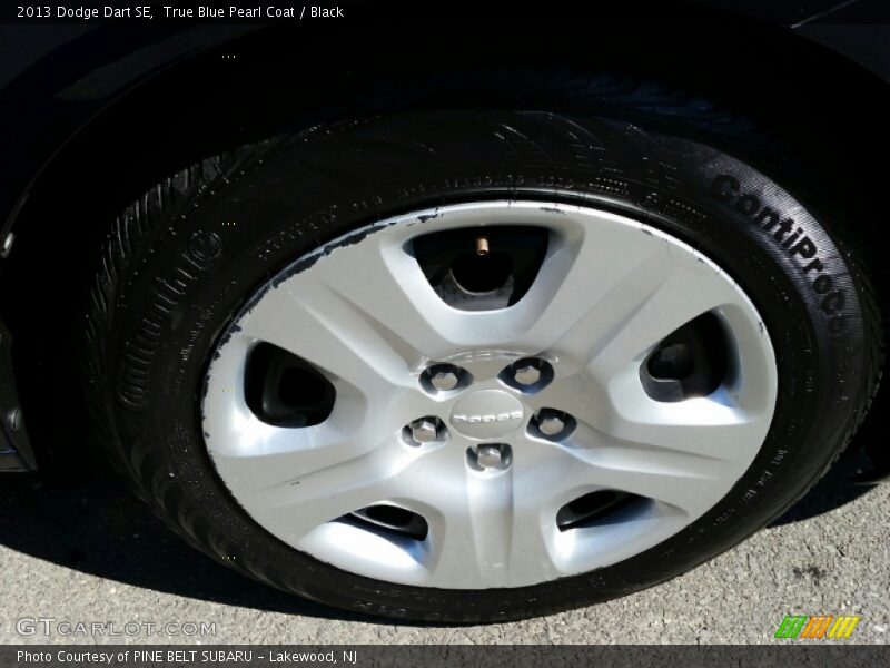 True Blue Pearl Coat / Black 2013 Dodge Dart SE