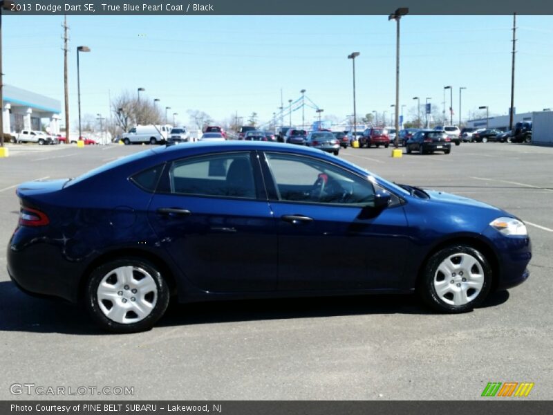 True Blue Pearl Coat / Black 2013 Dodge Dart SE