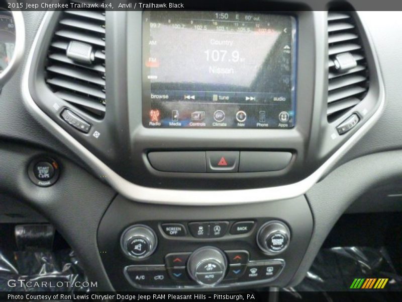 Anvil / Trailhawk Black 2015 Jeep Cherokee Trailhawk 4x4