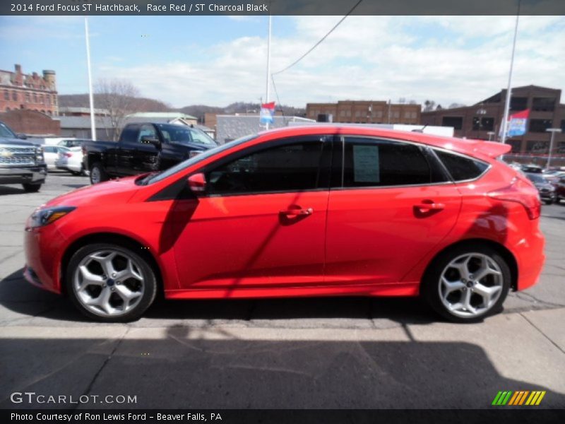 Race Red / ST Charcoal Black 2014 Ford Focus ST Hatchback
