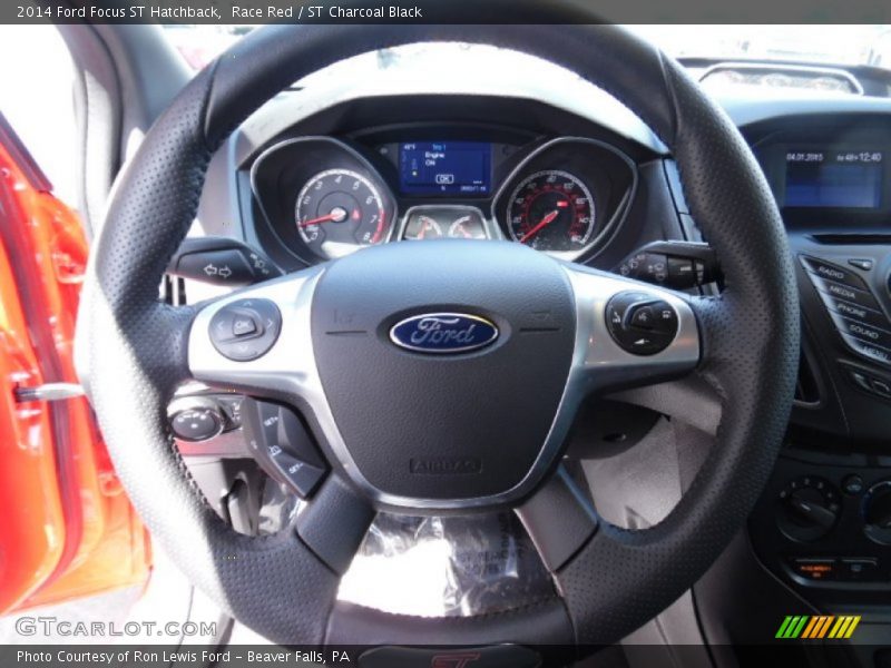 Race Red / ST Charcoal Black 2014 Ford Focus ST Hatchback