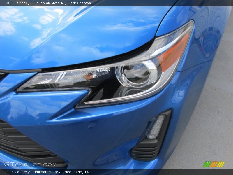 Blue Streak Metallic / Dark Charcoal 2015 Scion tC