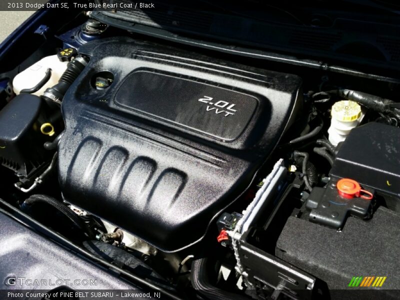 True Blue Pearl Coat / Black 2013 Dodge Dart SE