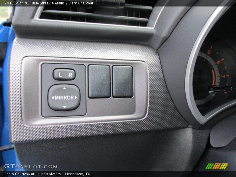 Blue Streak Metallic / Dark Charcoal 2015 Scion tC