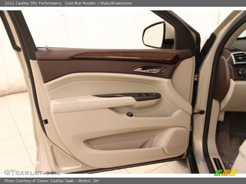 Gold Mist Metallic / Shale/Brownstone 2012 Cadillac SRX Performance