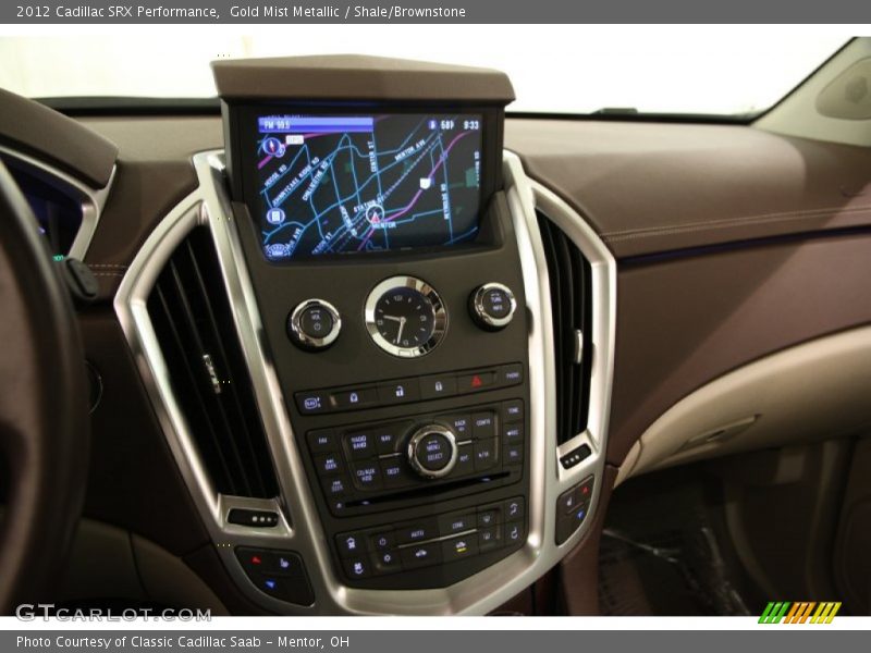 Gold Mist Metallic / Shale/Brownstone 2012 Cadillac SRX Performance