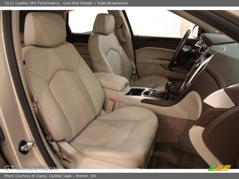 Gold Mist Metallic / Shale/Brownstone 2012 Cadillac SRX Performance