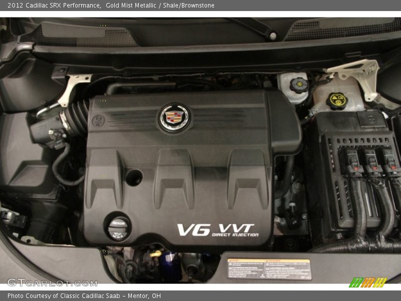 Gold Mist Metallic / Shale/Brownstone 2012 Cadillac SRX Performance