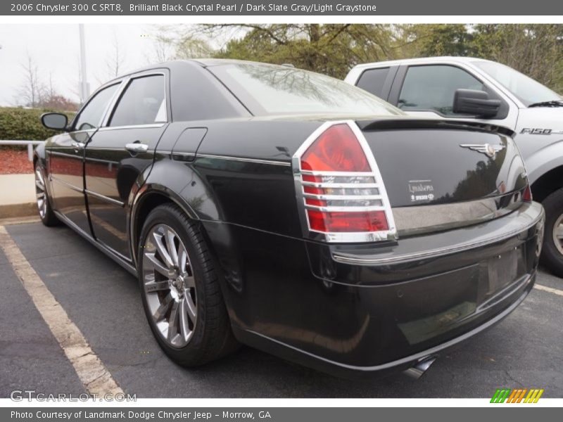 Brilliant Black Crystal Pearl / Dark Slate Gray/Light Graystone 2006 Chrysler 300 C SRT8