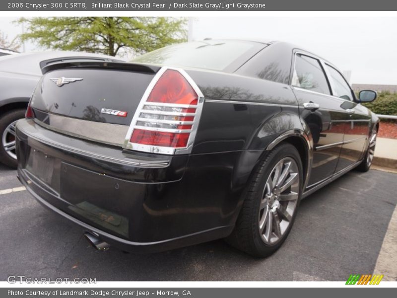 Brilliant Black Crystal Pearl / Dark Slate Gray/Light Graystone 2006 Chrysler 300 C SRT8