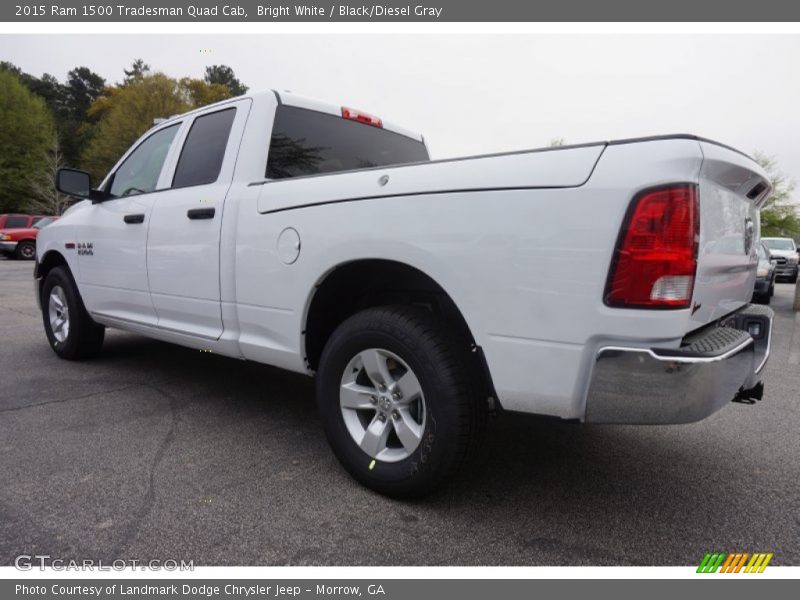 Bright White / Black/Diesel Gray 2015 Ram 1500 Tradesman Quad Cab