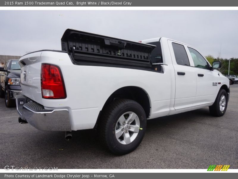 Bright White / Black/Diesel Gray 2015 Ram 1500 Tradesman Quad Cab