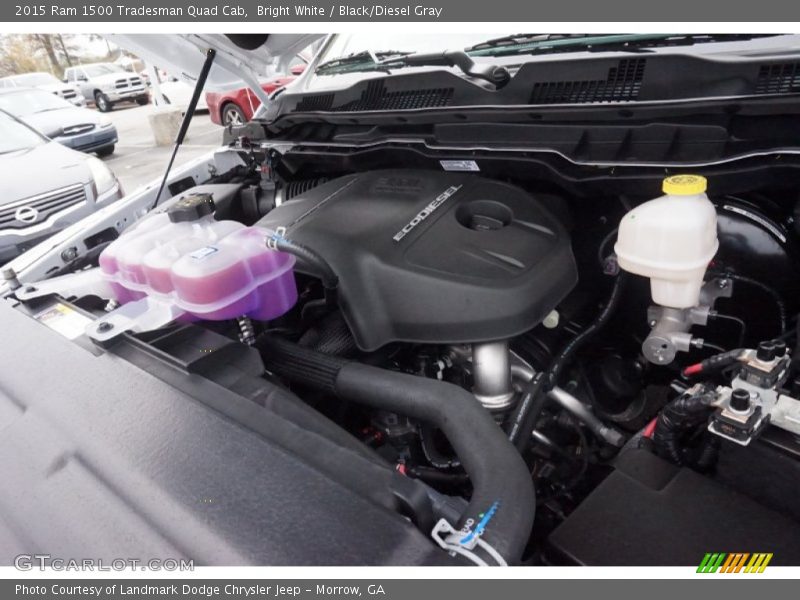 Bright White / Black/Diesel Gray 2015 Ram 1500 Tradesman Quad Cab