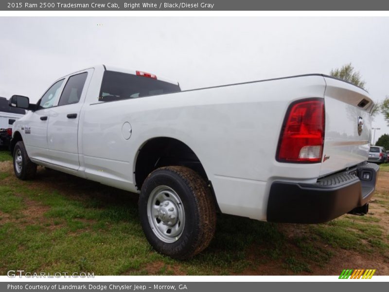 Bright White / Black/Diesel Gray 2015 Ram 2500 Tradesman Crew Cab