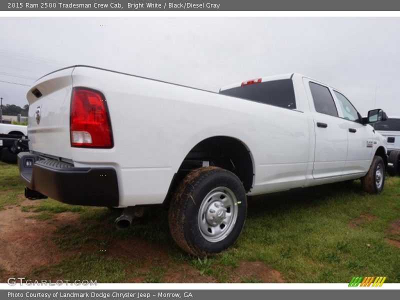 Bright White / Black/Diesel Gray 2015 Ram 2500 Tradesman Crew Cab