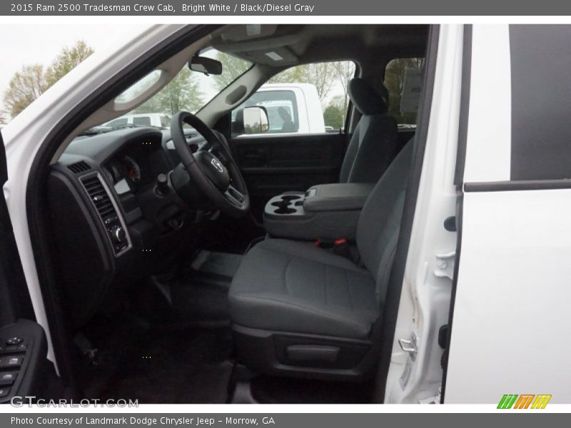 Bright White / Black/Diesel Gray 2015 Ram 2500 Tradesman Crew Cab