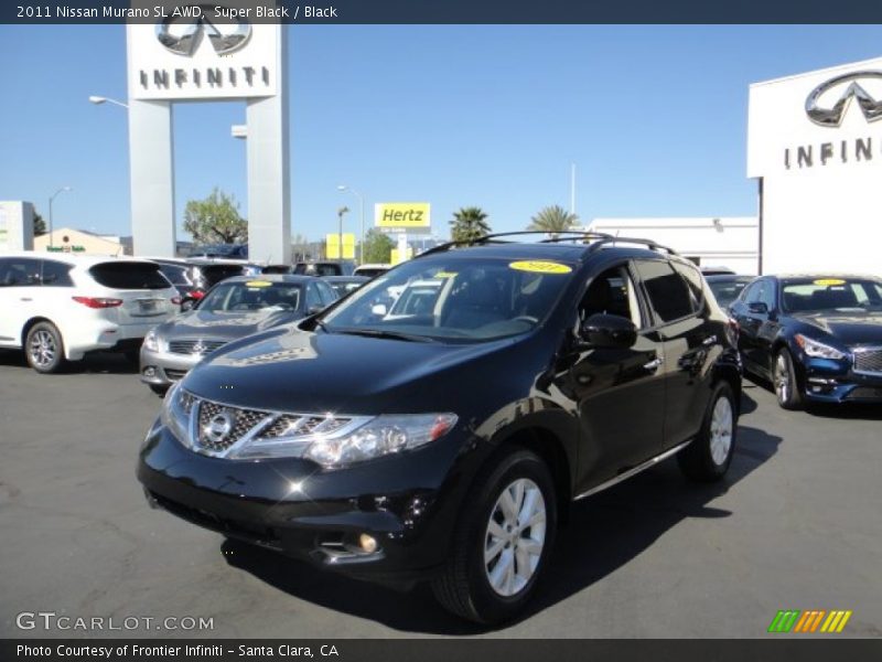 Super Black / Black 2011 Nissan Murano SL AWD