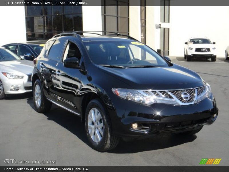 Super Black / Black 2011 Nissan Murano SL AWD